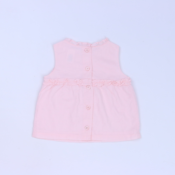 Janie & Jack Girls Pink Blouse size: 0-3 Months - Picture 2 of 2